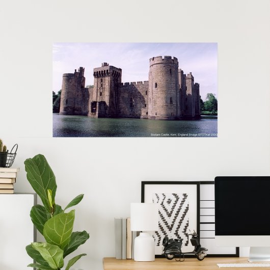 Bodiam Castle Poster (Heimbüro)