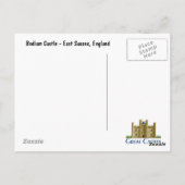Bodiam Castle Postkarte (Rückseite)
