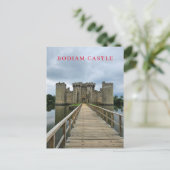 Bodiam Castle view Postkarte (Stehend Vorderseite)