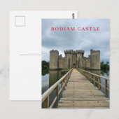Bodiam Castle view Postkarte (Vorne/Hinten)