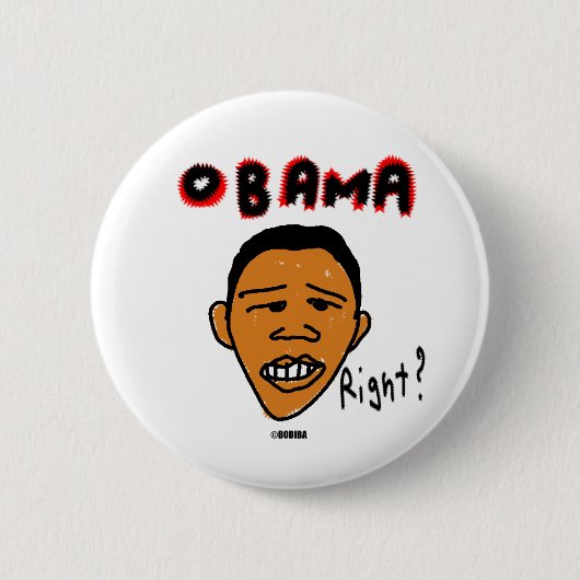 bodibaObama Button (Vorderseite)