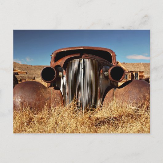 Bodie Abandoned Car Postkarte (Vorderseite)