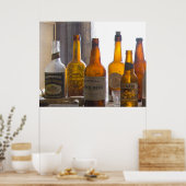 Bodie Antike Flaschen Poster (Küche)