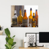 Bodie Antike Flaschen Poster (Heimbüro)