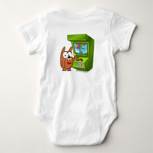 Bodie Bebê | Mrs. Grumpy Baby Strampler (Rückseite)