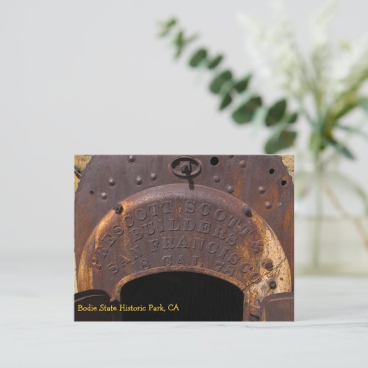 Bodie Boiler Postkarte (Stehend Vorderseite)