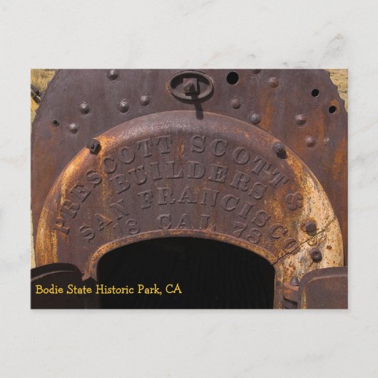 Bodie Boiler Postkarte (Vorderseite)