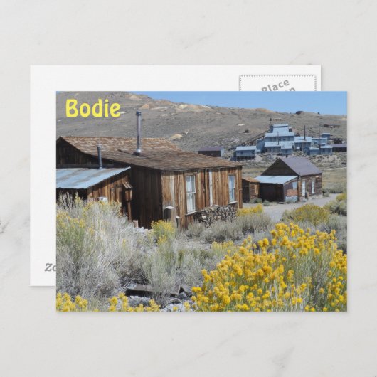 Bodie, CA Postkarte (Vorne/Hinten)