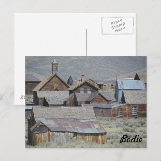 Bodie, CA Postkarte (Vorne/Hinten)
