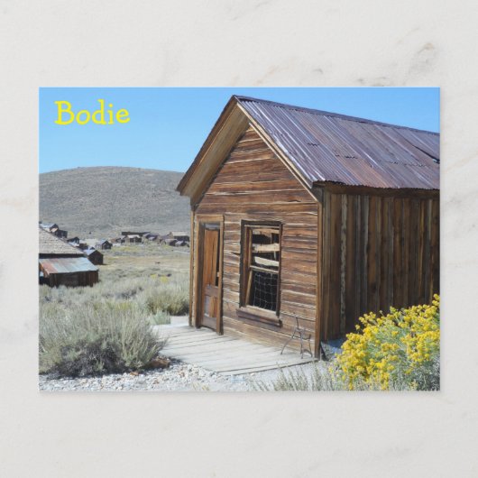 Bodie, CA Postkarte (Vorderseite)