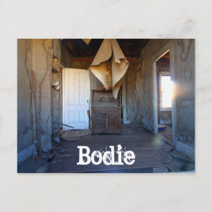 Bodie, California Ghost Town, Abandoned Zuhause Postkarte