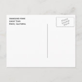 Bodie, California Ghost Town, Inside Zuhause Postkarte (Rückseite)