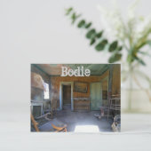 Bodie, California Ghost Town, Inside Zuhause Postkarte (Stehend Vorderseite)