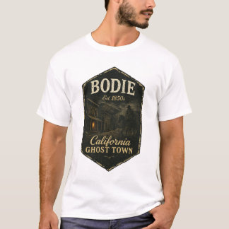 Bodie California Ghost Town Shadowy Bandit T-Shirt