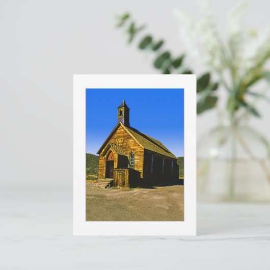 " Bodie Church " Postkarte (Stehend Vorderseite)