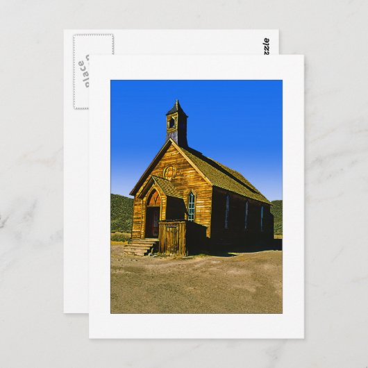 " Bodie Church " Postkarte (Vorne/Hinten)
