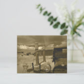 Bodie Dodge Graham & Shower Sepia Postkarte (Stehend Vorderseite)