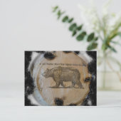 Bodie Fuse Burned Postkarte (Stehend Vorderseite)