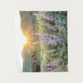 Bodie-GeisterstadtLupines am Sonnenuntergang Wandteppich (Vorderseite)