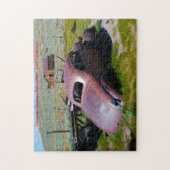 Bodie Ghost Town California.Christmas Grüße Puzzle (Vertikal)