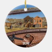 Bodie Ghost Town California Keramikornament (Hinten)