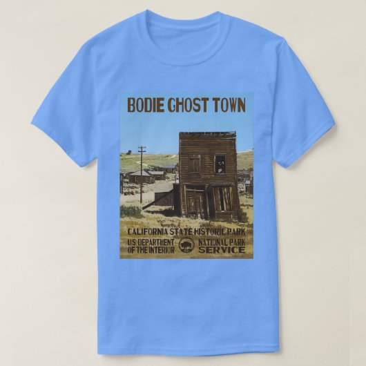 Bodie Ghost Town California Staat Park T-Shirt (Design vorne)