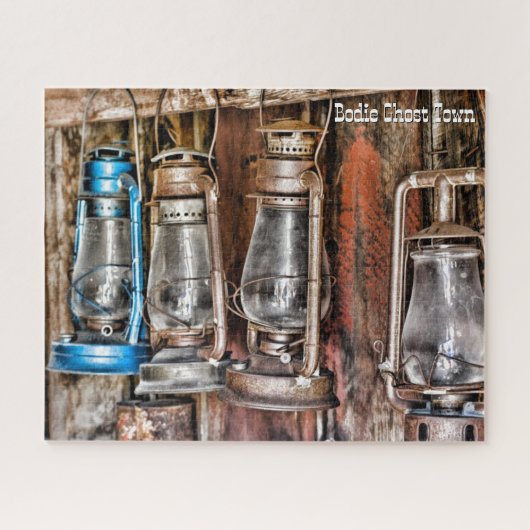 Bodie Ghost Town Hanging Lanterns Puzzle (Horizontal)