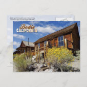 Bodie Ghost Town, Kalifornien Postkarte (Vorne/Hinten)