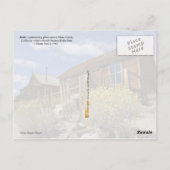 Bodie Ghost Town, Kalifornien Postkarte (Rückseite)