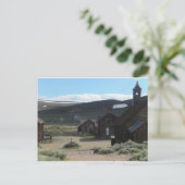 Bodie Ghost Town Postkarte (Stehend Vorderseite)