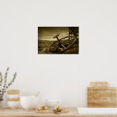 Bodie Ghost Town Sepia Poster (Küche)