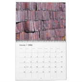 Bodie Ghost Town, Textur im Detail Kalender (Jan 2026)