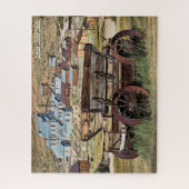 Bodie Ghost Town Wagon mit Standard Mill Puzzle (Vertikal)
