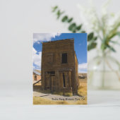 Bodie Hotel Main Street Postkarte (Stehend Vorderseite)
