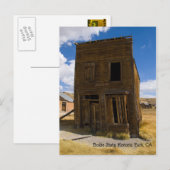 Bodie Hotel Main Street Postkarte (Vorne/Hinten)