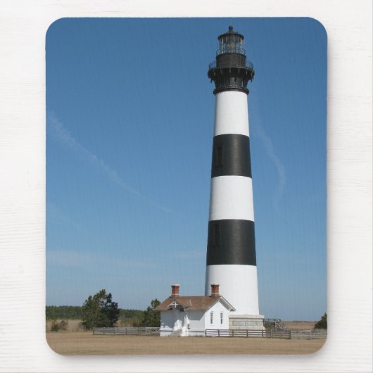 Bodie-Insel-Leuchtturm-äußere Banken NC Mousepad (Vorne)