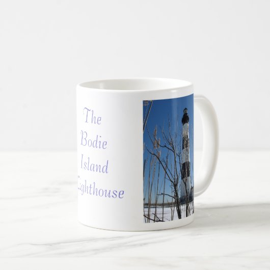 Bodie-Insel-Leuchtturm Kaffeetasse (VorderseiteRechts)