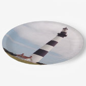 Bodie-Insel-Leuchtturm Pappteller (Schrägansicht)