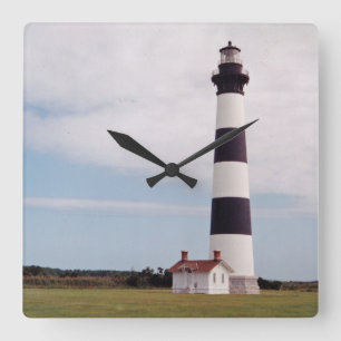 Bodie-Insel-Leuchtturm Quadratische Wanduhr
