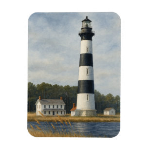 Bodie Island Leuchtturm Aquarell Magnet