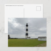 Bodie Island Leuchtturm Postkarte (Vorne/Hinten)