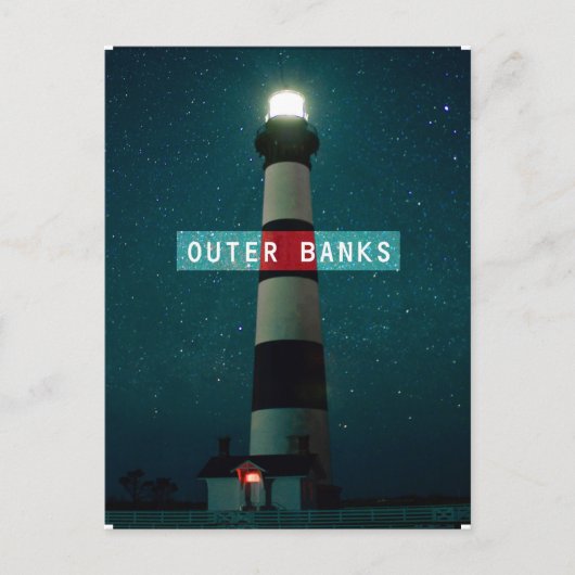 Bodie Island Light. Postkarte (Vorderseite)