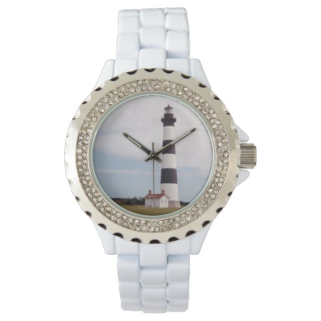 Bodie Island Lighthouse Armbanduhr (Vorderseite)