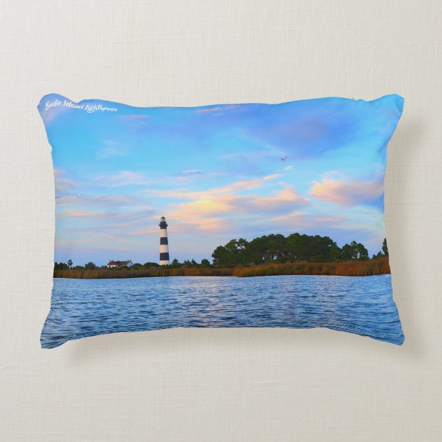 Bodie Island Lighthouse Dekokissen (Vorderseite)