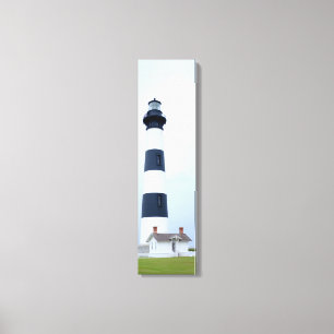 Bodie Island Lighthouse Exterior Vertikale Leinwan Leinwanddruck