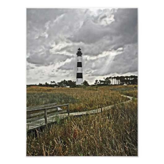 Bodie Island Lighthouse Fotodruck (Vorne)