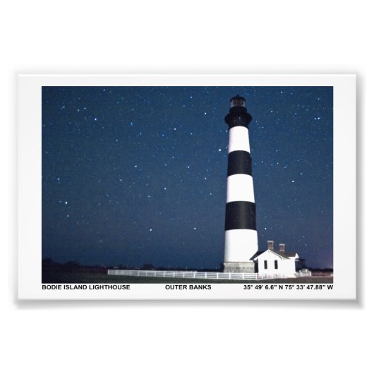 Bodie Island Lighthouse. Fotodruck (Vorne)