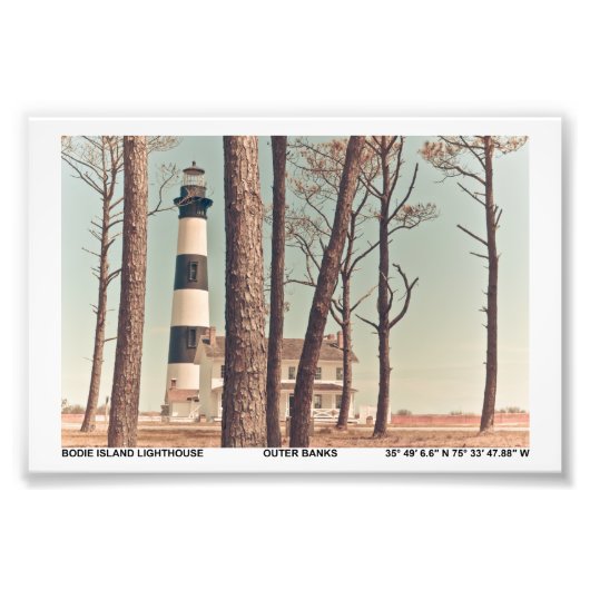 Bodie Island Lighthouse. Fotodruck (Vorne)