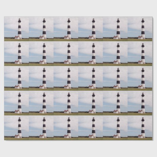Bodie Island Lighthouse Geschenkpapier (Flach)