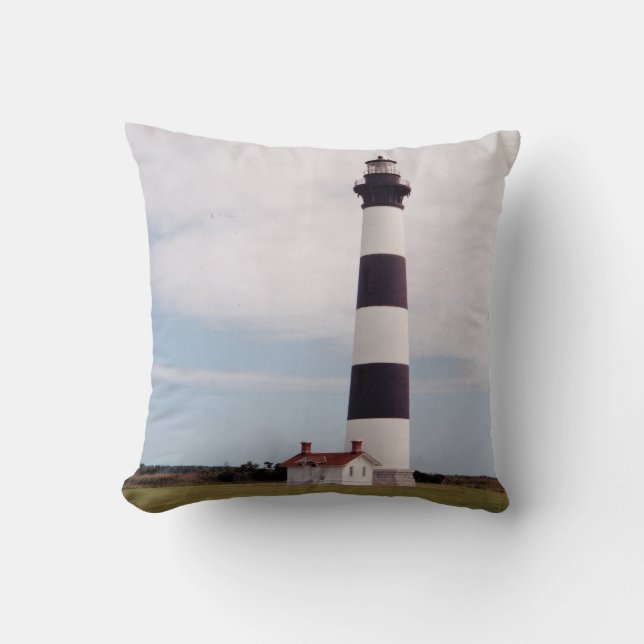Bodie Island Lighthouse Kissen (Vorderseite)